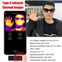Imageur Thermique Infrarouge Multifonction EM900 pour Téléphone Android Caméra Multifonction et Enregistrement Vidéo Détection d