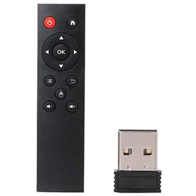 Fanuse Universel 2.4G Clavier Souris Air sans Fil TéLéCommande pour Android PC Box TV