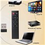 Fanuse Universel 2.4G Clavier Souris Air sans Fil TéLéCommande pour Android PC Box TV