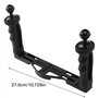 Grendly Stabilisateur à double main pour appareil photo sous-marine - Boîtier étanche avec double pour connexion dôme - Boîtier 