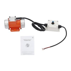 Kissmii Moteur de Vibration Électrique 60 W DC12 V avec Contrôleur de Vitesse