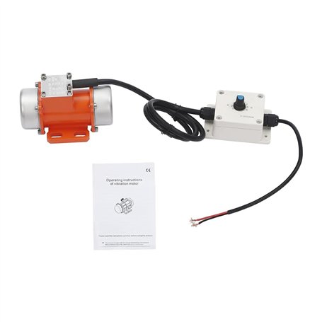 Kissmii Moteur de Vibration Électrique 60 W DC12 V avec Contrôleur de Vitesse