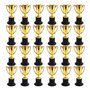 NATHA Lot de 24 Mini Trophées pour Enfants Récompenses Gobelets en Plastique pour Trophée d'or pour Fêtes