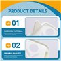 Ohulelks 9 Pièces de Rangement pour T-Shirts, Empilables, Organisateur de Placard, Organisateur de Garde-Robe pour Adultes et En