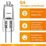 PEKKA Lot de 20 Ampoules HalogèNes G4, Ampoules HalogèNes 20 W 12 V, Ampoule Transparente à 2 Broches, pour éClairage de Cuisini