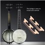 Widybord Lot de 2 chevalet de banjo à 5 cordes en érable - Accessoires en bois