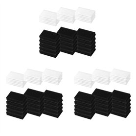 Evenden Lot de 90 filtres CPAP pour filtre en mousse de qualité supérieure et filtre ultra fin série M