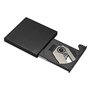 Staccatory Voiture Universelle USB 2.0 Portable Externe Ultra Lecteur de CD-ROM Lecteur DVD Support de Disque de Voiture pour Or