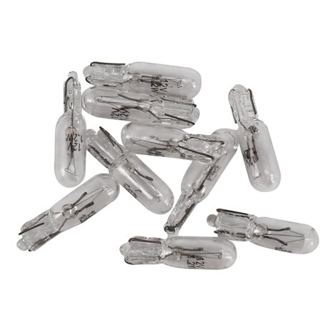 ZEELYDE Lot de 10 ampoules halogènes T5 17 86 206 286 pour tableau de bord de voiture 1
