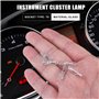 ZEELYDE Lot de 10 ampoules halogènes T5 17 86 206 286 pour tableau de bord de voiture 1,2 W 12 V Blanc chaud