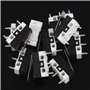 Kznifmk 10 Pcs AC 125V 1A SPDT 1NO 1NC Momentane long levier de charniere Commutateur mini