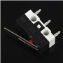 Kznifmk 10 Pcs AC 125V 1A SPDT 1NO 1NC Momentane long levier de charniere Commutateur mini