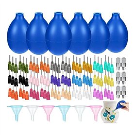 ZIUTPDAX Lot de 108 bouteilles antidérapantes pour poterie - Applicateur de précision pour poterie - Pour outils de poterie en a