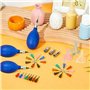 ZIUTPDAX Lot de 108 bouteilles antidérapantes pour poterie - Applicateur de précision pour poterie - Pour outils de poterie en a