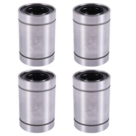 dissot 4X LM25UU 25 mm x 40 mm x 59 mm Roulement A Billes de Mouvement Lineaire de Double Joint Lateral Bague