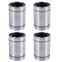 dissot 4X LM25UU 25 mm x 40 mm x 59 mm Roulement A Billes de Mouvement Lineaire de Double Joint Lateral Bague