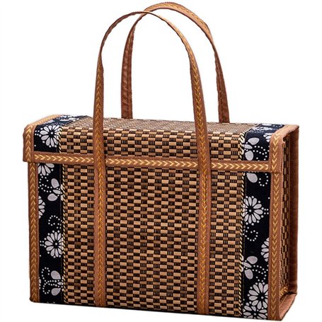 Vadillo Sac de rangement pliable en osier avec poignée pour fruits