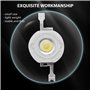 iFutniew 50Pcs 1W Diode Haute Puissance Blanc Froid LED Perles 1 Watt Lampe Puce 3V-3.4V