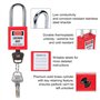Iyalezirk Station de verrouillage et d'étiquetage avec 8 cadenas de sécurité, 3 verrous et 20 étiquettes de verrouillage, tablea