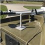 Muuoeou Socle de siège de bateau pour 3/4 base de siège de bateau en aluminium
