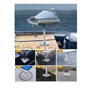 Muuoeou Socle de siège de bateau pour 3/4 base de siège de bateau en aluminium