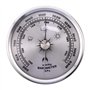 Herklotzn pour Jauge de Pression à Station MéTéo MéTal Tenture Murale BaromèTre ThermomèTre Multifonction AtmosphéRique HygromèT