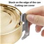 Eighosee Ouvre-Boîte en Acier Inoxydable Pliable Facile et Manuel Forte Praticité pour Les Ouvre-Boîte Pliable à Vin