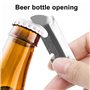 Eighosee Ouvre-Boîte en Acier Inoxydable Pliable Facile et Manuel Forte Praticité pour Les Ouvre-Boîte Pliable à Vin