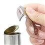 Eighosee Ouvre-Boîte en Acier Inoxydable Pliable Facile et Manuel Forte Praticité pour Les Ouvre-Boîte Pliable à Vin