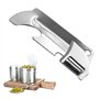 Eighosee Ouvre-Boîte en Acier Inoxydable Pliable Facile et Manuel Forte Praticité pour Les Ouvre-Boîte Pliable à Vin