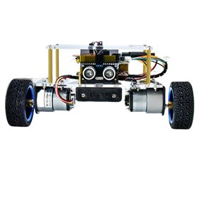 TsoLay Programmation Smart Robot Bluetooth Car Smart Robot Kit Electronic Assembly Kit TéLéCommande DIY Learning Kit