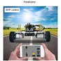 TsoLay Programmation Smart Robot Bluetooth Car Smart Robot Kit Electronic Assembly Kit TéLéCommande DIY Learning Kit