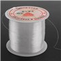 Bsowte Bobine de fil de pêche en nylon transparent de 0,2 mm de diamètre