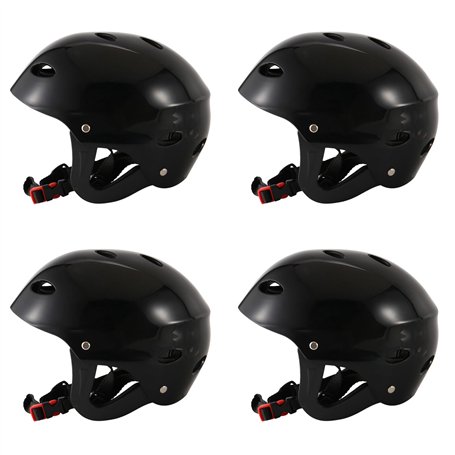 Bsowte Lot de 4 casques de protection de sécurité 11 trous de respiration pour kayak