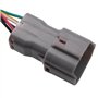 FYOBOT 2X 3 Boutons Pelle Joystick Assy Poignée Engrenages avec Cache-Poussière pour Doosan DX150 215 225 300 370-9C Gauche