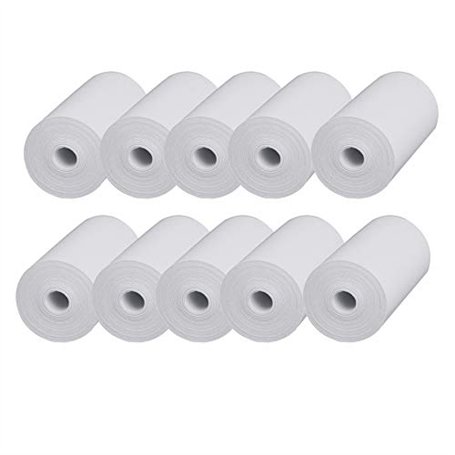 10 Rouleaux de Papier Thermique Caisse Enregistreuse ReçUs Papiers 57X30Mm Papier Thermique pour Imprimante Caisse Enregistreuse