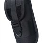 Lanko Boîte à lunettes portable pour lunettes de soleil - Étui de protection - Sac de rangement en nylon - Étanche - Noir