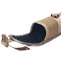 Lanko Boîte à lunettes portable pour lunettes de soleil - Étui de protection - Sac de rangement en nylon - Étanche - Noir