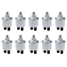 Lubrol Lot de 10 sondes de pression d' universelles 0 à 10 bar 1/8 Npt Partie 10 mm Équipage Prise Alarme Pression Sonde d' Conn