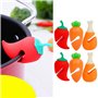 Juwaacoo Ensemble d'étagères anti-déversement en silicone pour couvercles de casseroles et couvercles de casserole - Résistant à