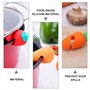 Juwaacoo Ensemble d'étagères anti-déversement en silicone pour couvercles de casseroles et couvercles de casserole - Résistant à