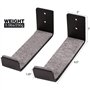 Wresetly 1 lot de supports muraux pour planches de surf - Support mural de rangement pour shortboards et longboards