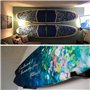 Wresetly 1 lot de supports muraux pour planches de surf - Support mural de rangement pour shortboards et longboards