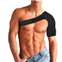 Cpolebev Bandouliere de protection de soutien d'epaule Une protection de sport respirante reglable a une epaule Support d'epaule