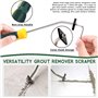 Bonkshire Lame de scie 23 pièces pour jointoiement de scies à main, joints de carrelage, étanchéité et outils de couture
