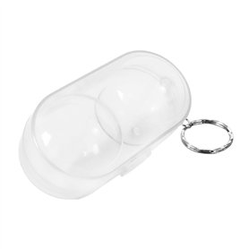 Kioball Conteneur de Tennis de Table avec 2 Balles - Rangement pour -Pong avec Porte-Clés. Accessoires pour Balles de -Pong