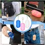 Kioball Conteneur de Tennis de Table avec 2 Balles - Rangement pour -Pong avec Porte-Clés. Accessoires pour Balles de -Pong, Art