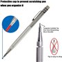 Lot de 3 outils à tracer en carbure de tungstène avec aimant, avec 20 pointes de marquage de rechange pour verre/céramique/acier