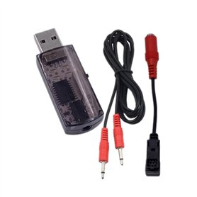 Bnnlqpsttg 22 en 1 RC USB Flight Simulator Dongle - Simulateur de Vol RC 22 en 1 avec Câble pour G7 XTR Phoenix Simulator FPV Ra