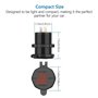Cpolebev 12V / 24V Charge 3.0 Chargeur Allume-Cigare De Voiture Allume-Cigare Conduit VoltmÈTre AmpÈRemÈTre Noir Et Vert